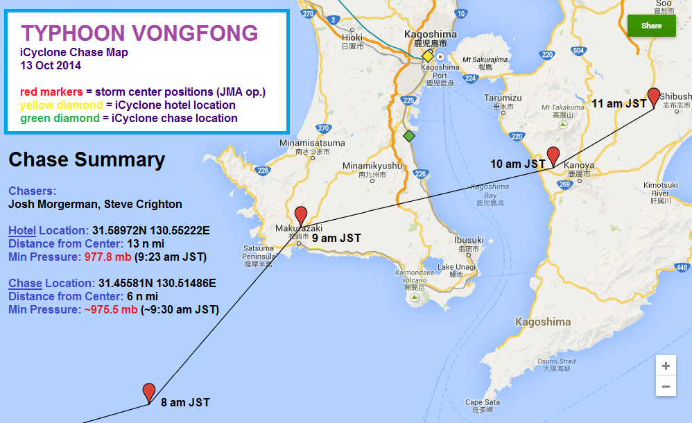 Vongfong Chase Map