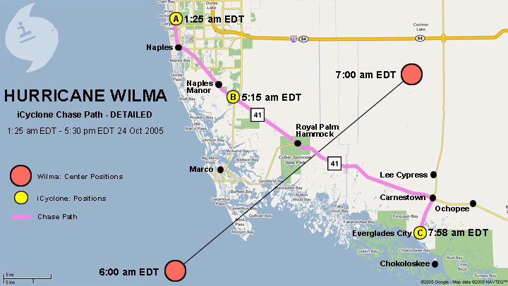 Wilma Chase Map